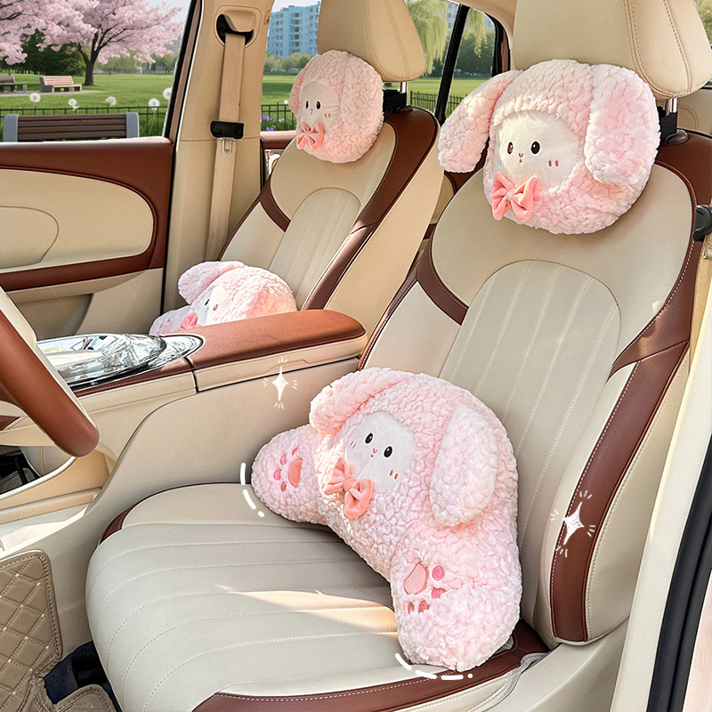 Bunny Car Seat Headrest Pillow - Travel Accessories With Kids ulasan dan harga