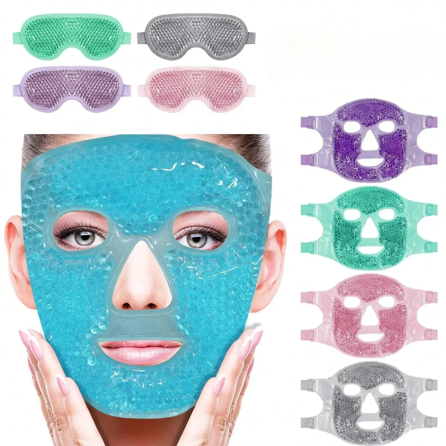 Gel Cooling Ice Face Eye Mask  - Travel Accessories Eye Mask ulasan dan harga