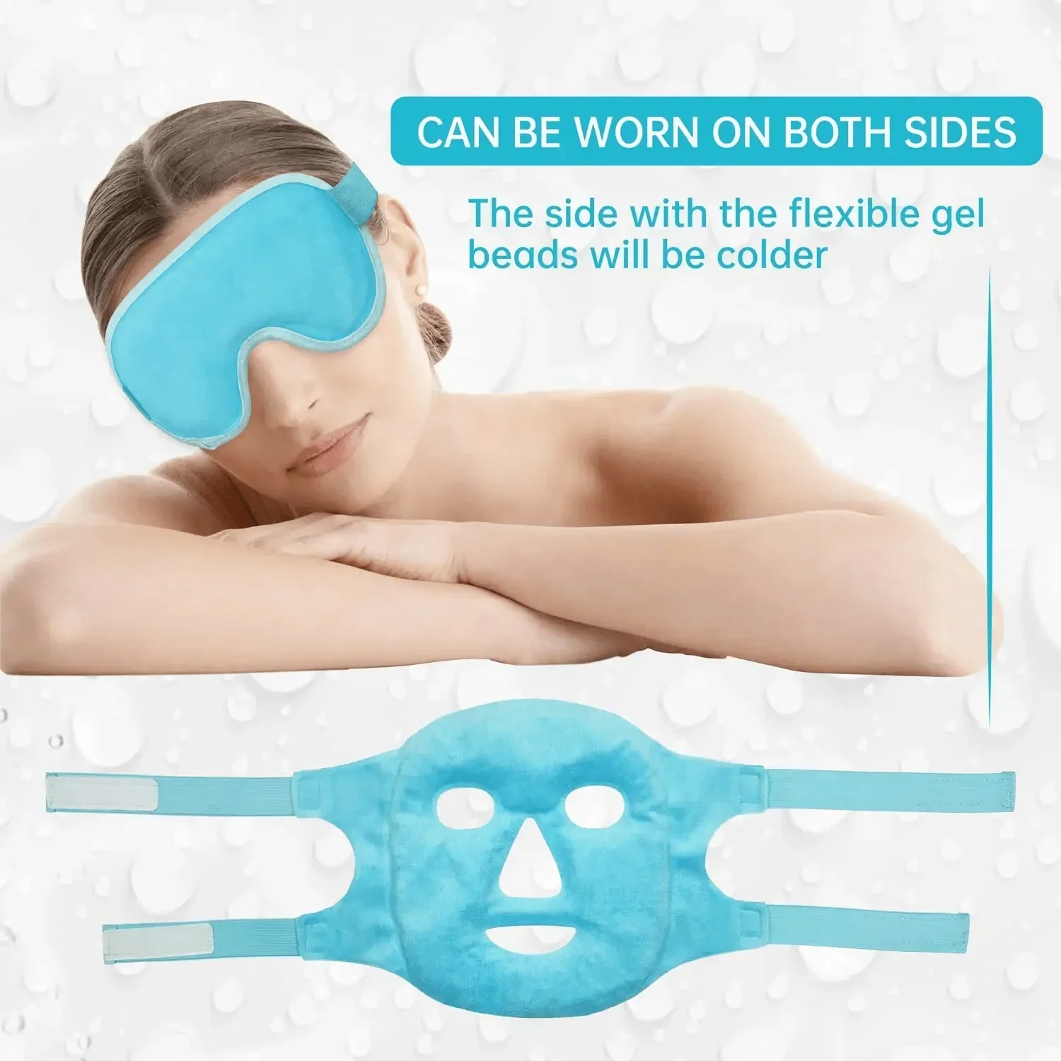 Gel Cooling Ice Face Eye Mask  - Travel Accessories Eye Mask ulasan dan harga