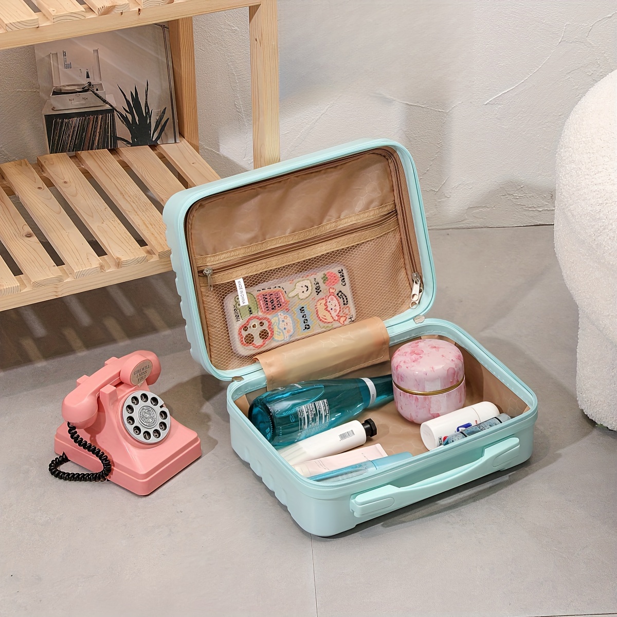 Chic 14-Inch Mini Suitcase Cos - Travel Ziplock Bags ulasan dan harga