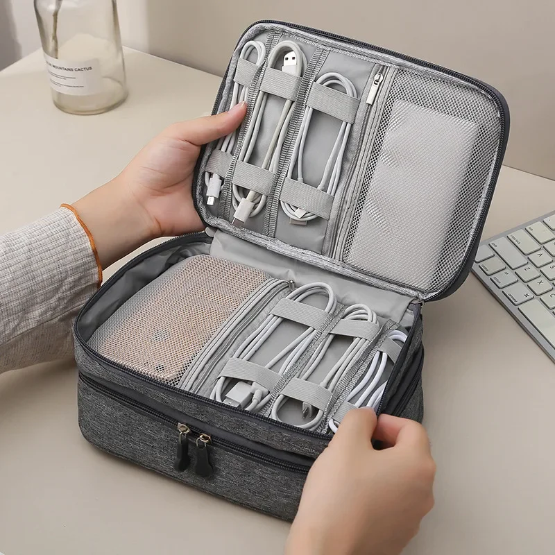 3 Tier Portable USB Line Holde - Travel Ziplock Bags ulasan dan harga