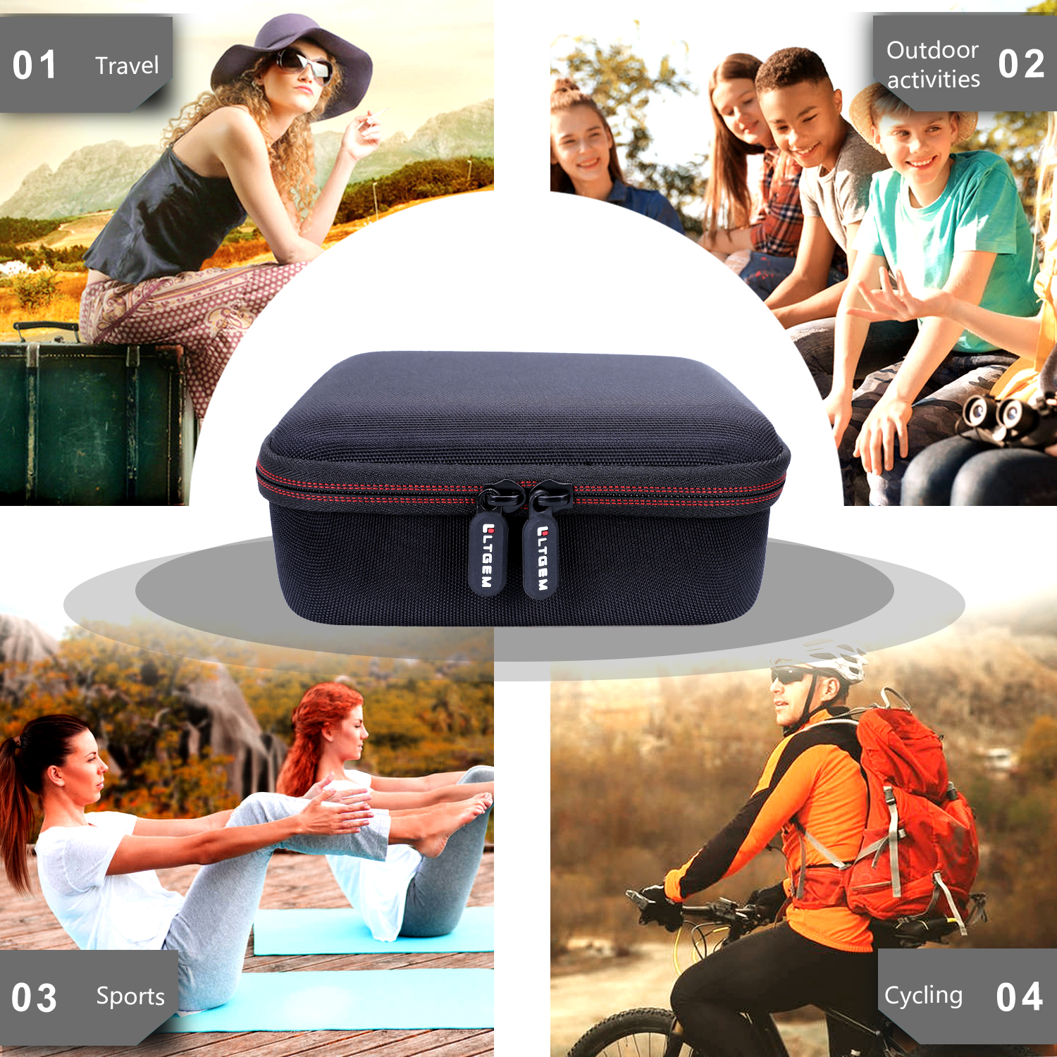LTGEM Razor Case for Bald Men  - Travel Accessories Kit For Men ulasan dan harga