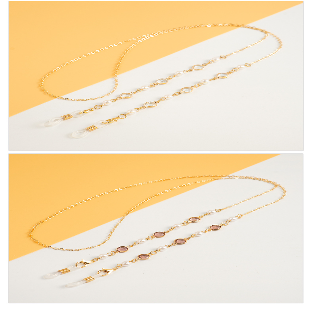 Anti Loss Glasses String Pearl - Travel Reading Accessories ulasan dan harga