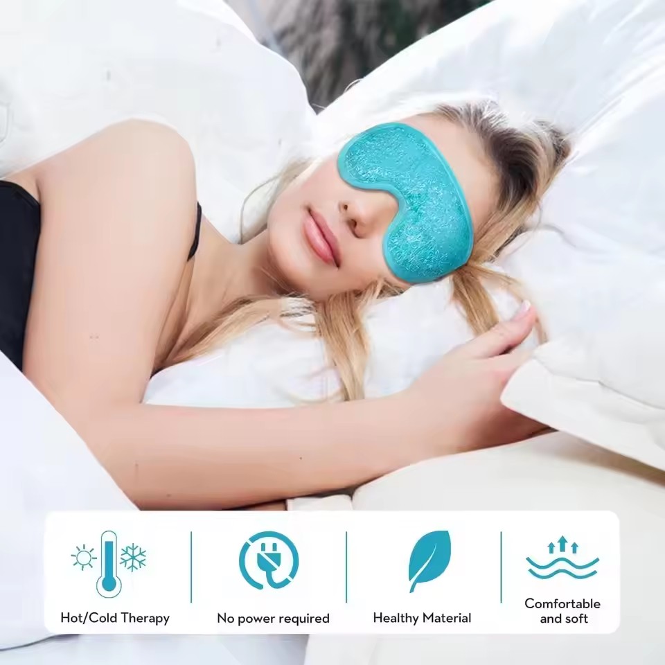 1pc Eye Mask, Hot and Cold Com - Travel Accessories Eye Mask ulasan dan harga