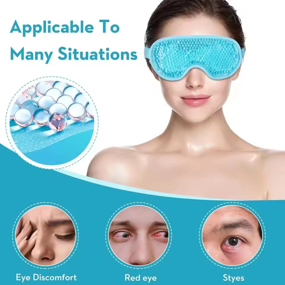 1pc Eye Mask, Hot and Cold Com - Travel Accessories Eye Mask ulasan dan harga