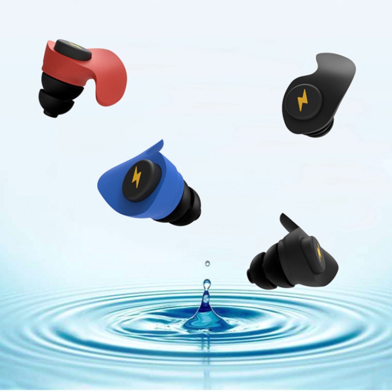 1 Set Silicone+Sponge Sleeping - Earplug Set Foam ulasan dan harga