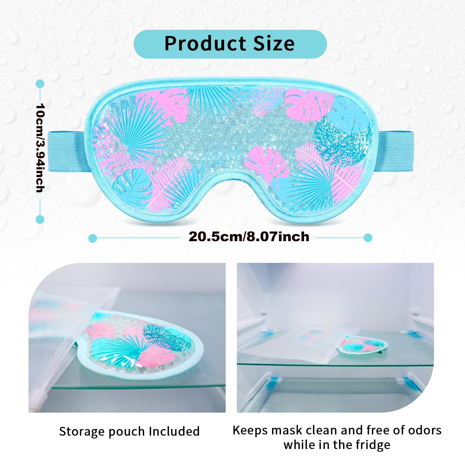 Cooling Eye Mask with Gel Bead - Travel Accessories Eye Mask ulasan dan harga