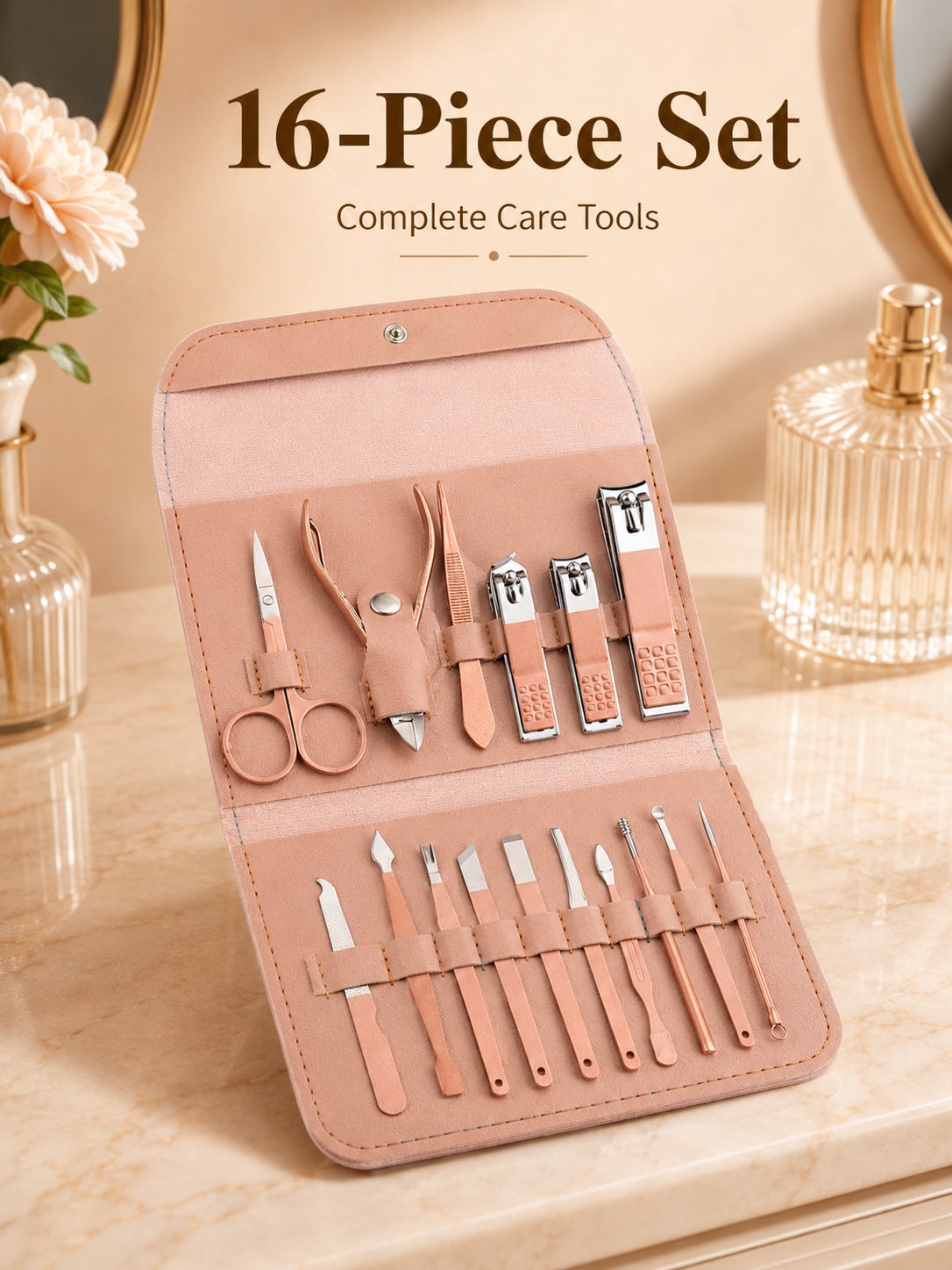 8/16-Piece Manicure Pedicure G - Travel Accessories Kit For Men ulasan dan harga