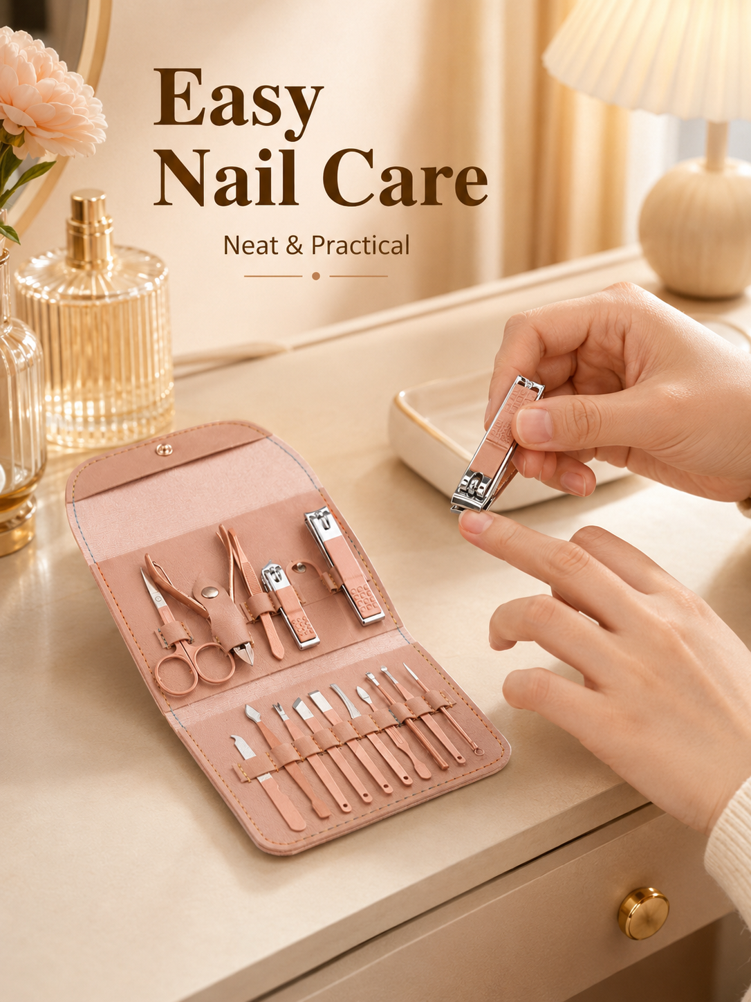 8/16-Piece Manicure Pedicure G - Travel Accessories Kit For Men ulasan dan harga