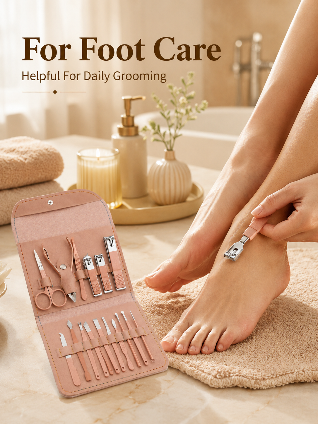 8/16-Piece Manicure Pedicure G - Travel Accessories Kit For Men ulasan dan harga