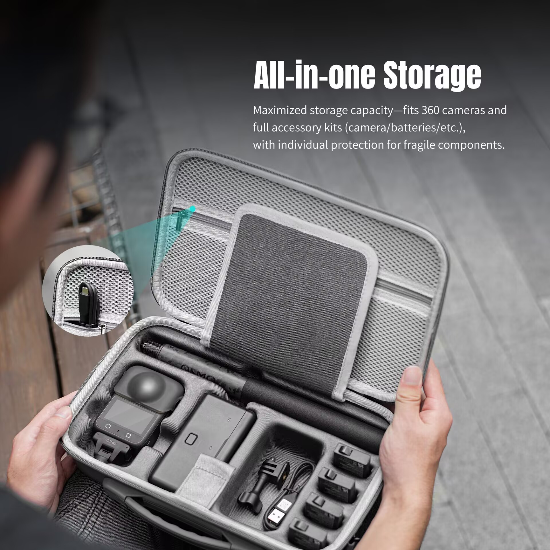 STARTRC Storage Bag for DJI OS - Travel Accessories Store ulasan dan harga