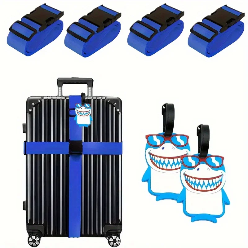 6 Pack Luggage Straps Luggage  - Travel Accessories Plane ulasan dan harga