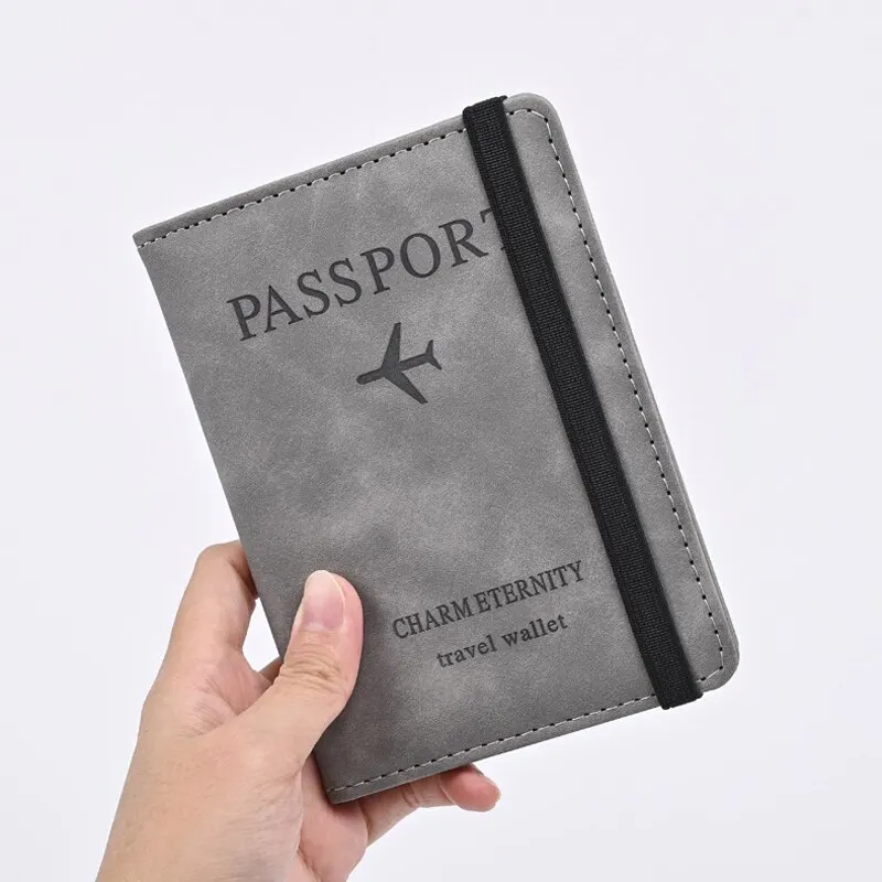Men PU Leather Wallet Travel P - Travel Accessories Plane ulasan dan harga
