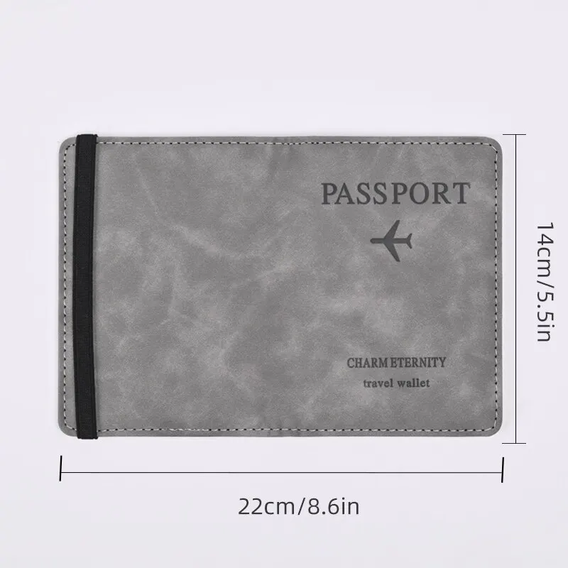 Men PU Leather Wallet Travel P - Travel Accessories Plane ulasan dan harga