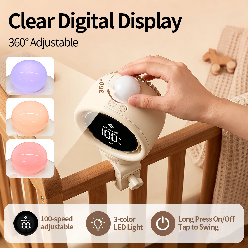 2026 New Portable Stroller Fan - Car Seat Travel Bag ulasan dan harga